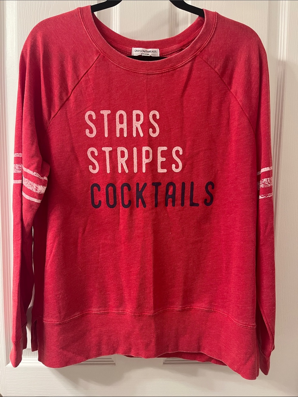 Grayson Threads Red Graphic Pullover XXL